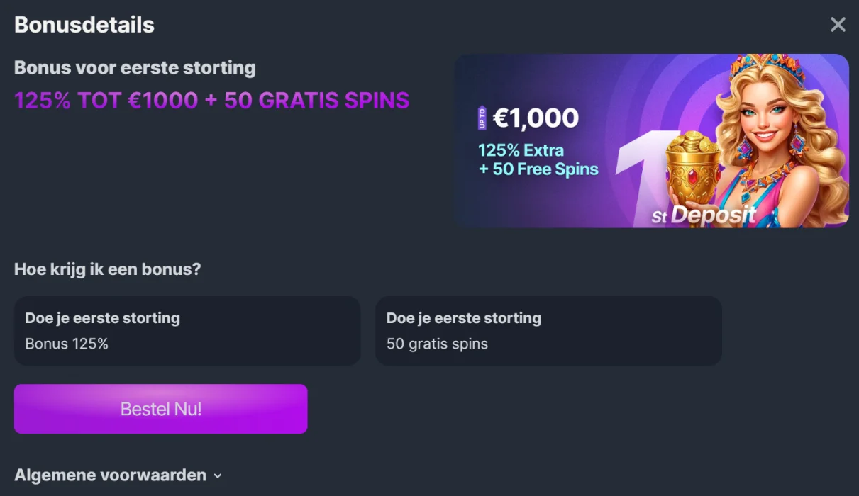 BravoPlay Casino Welkomstbonus